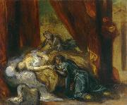 Eugene Delacroix The Death of Desdemona oil painting reproduction